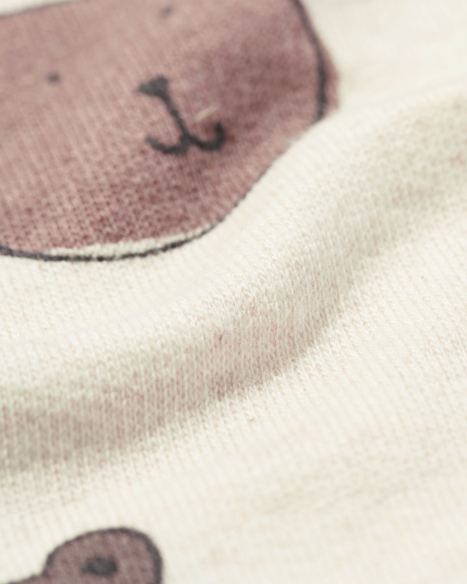 newborn kledingset sweater en broek ecru ecru - 33475010ECRU - HEMA