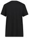 dames t-shirt zwart S - 36304826 - HEMA