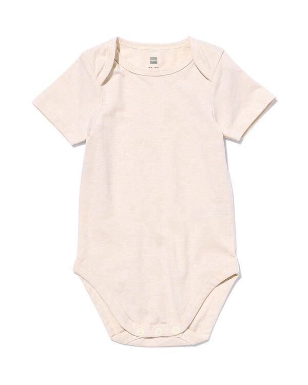 baby romper met stretch  beige beige - 33314130BEIGE - HEMA