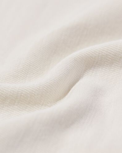 kinder t-shirt met borduur gebroken wit gebroken wit - 30832905OFFWHITE - HEMA