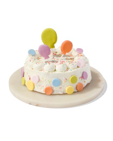 versierplezier eetbare topper - confettifeest - 10290007 - HEMA