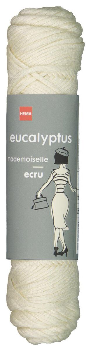 garen eucalyptus ecru ecru - 1000022689 - HEMA