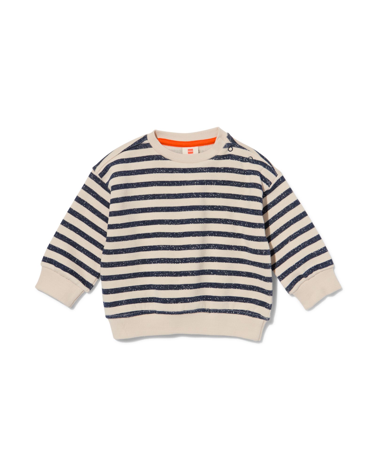 baby sweater strepen  blauw - 33181540BLUE - HEMA