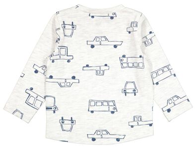baby t-shirt auto's gebroken wit - 1000026294 - HEMA