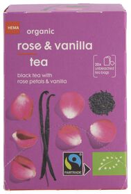 thee bio vanille en rozen 20 stuks - 17190001 - HEMA