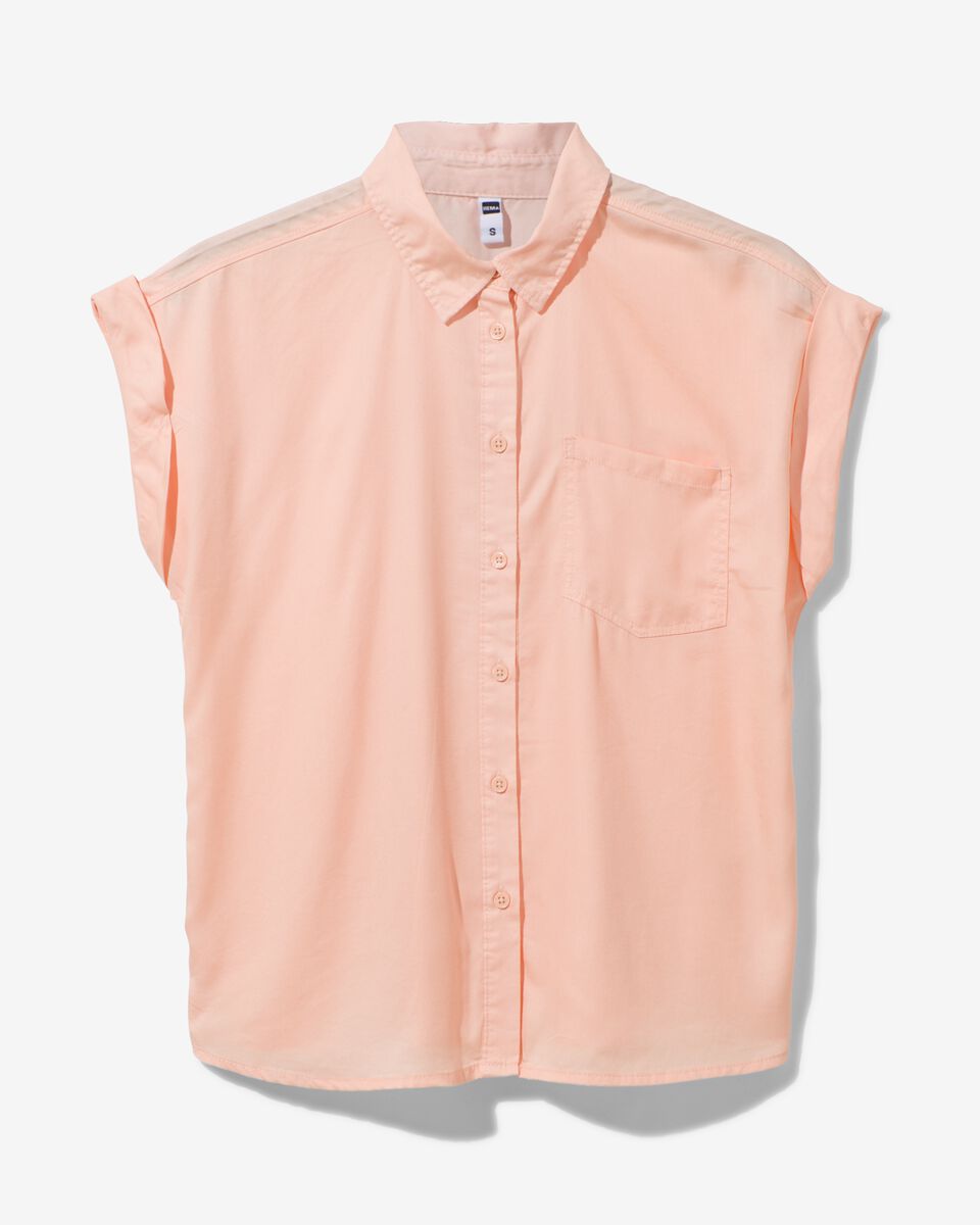 dames blouse Tina roze roze - 1000031151 - HEMA