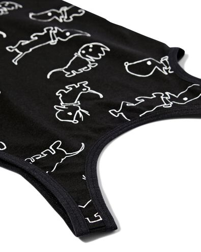 Takkie kinderhemden stretch katoen - 2 stuks  zwart 110/116 - 19340063 - HEMA