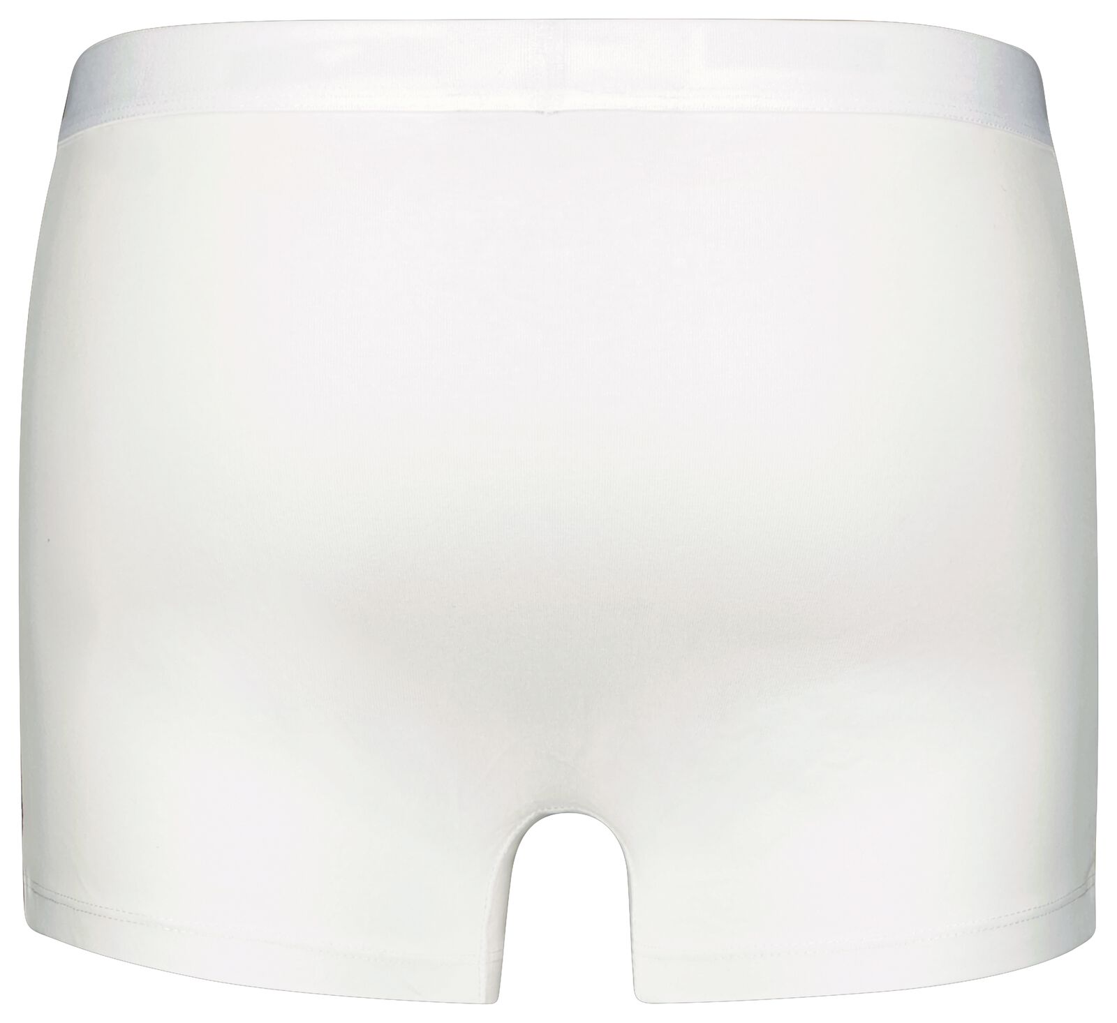 herenboxers kort katoen/stretch long lasting wit L - 19194553 - HEMA