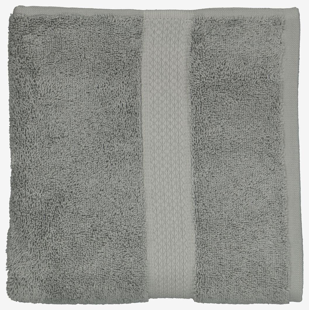 handdoek 50x100 zware kwaliteit - middengrijs - 5200717 - HEMA