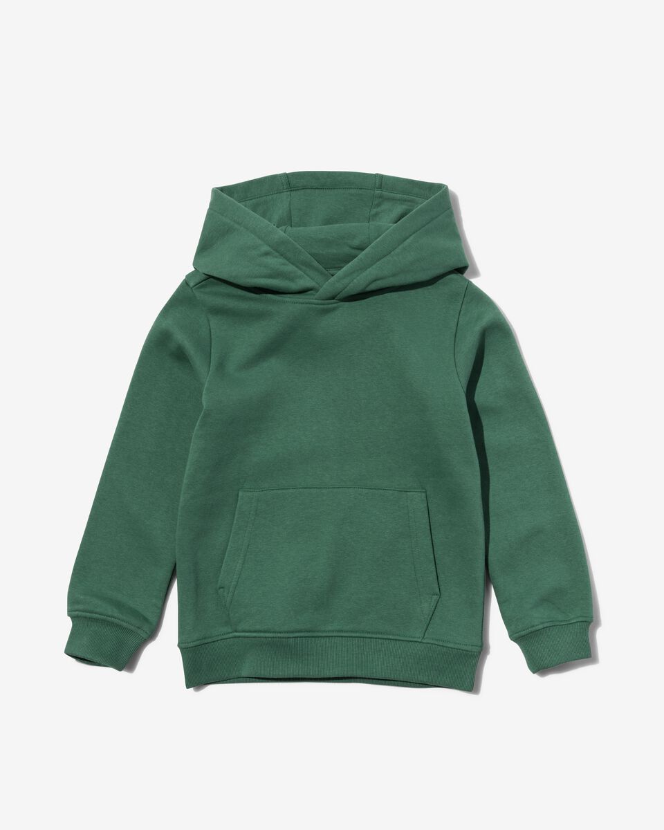 kinder hoodie groen 122/128 - 30756544 - HEMA