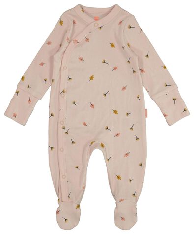 newborn jumpsuit met bamboe roze - 1000017638 - HEMA