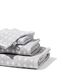 handdoek - zware kwaliteit - 50x100 - lichtgrijs wit kruisje lichtgrijs handdoek 50 x 100 - 5220042 - HEMA