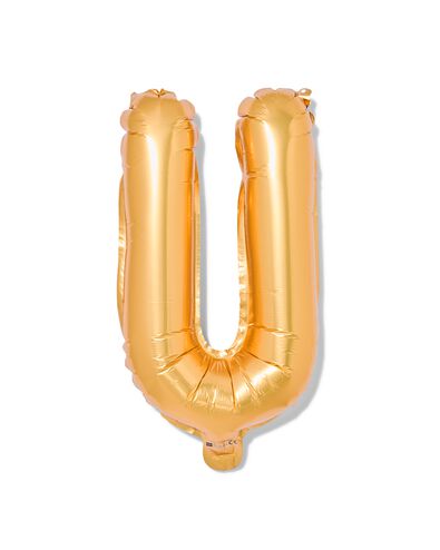 folie ballon U goud U - 14200259 - HEMA