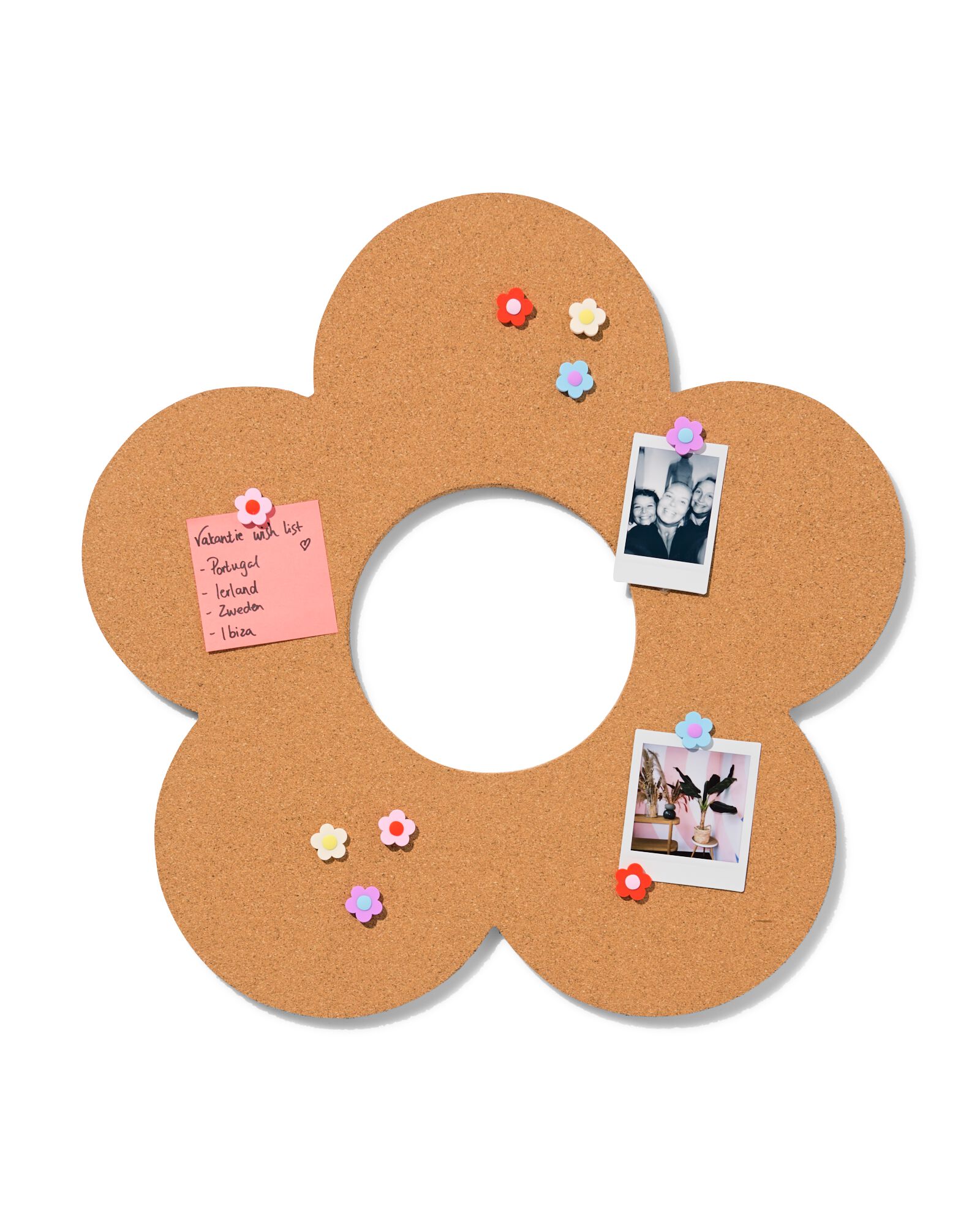prikbord bloem met punaises - 61130137 - HEMA