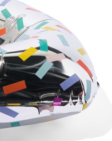 folieballon cijfer 4 confetti XL - 14250031 - HEMA