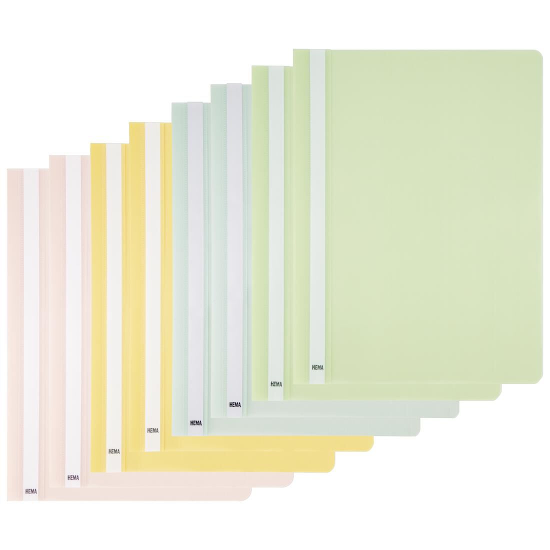 snelhechters showmappen - verschillende prints HEMA