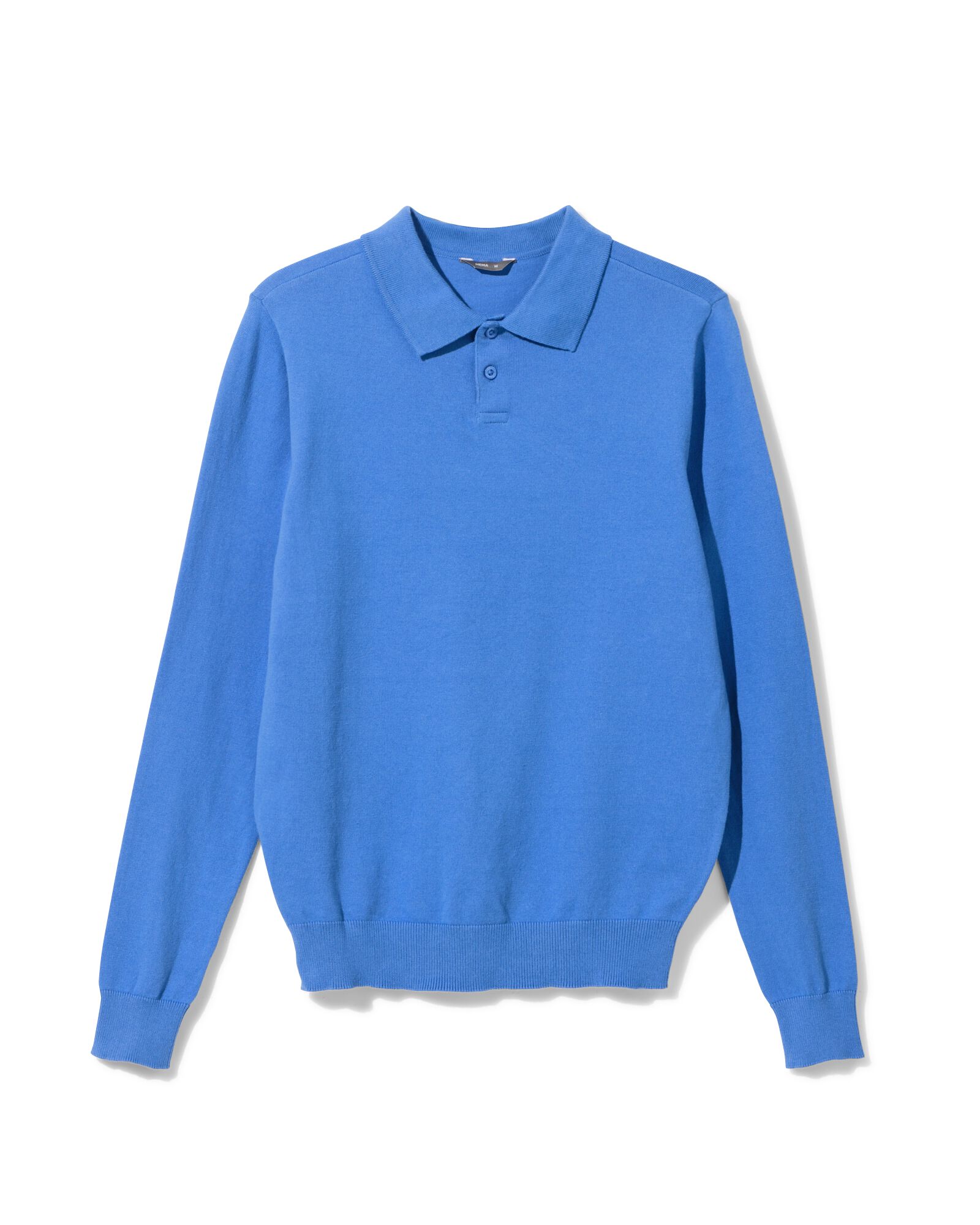 herenpolo  felblauw M - 2140071 - HEMA