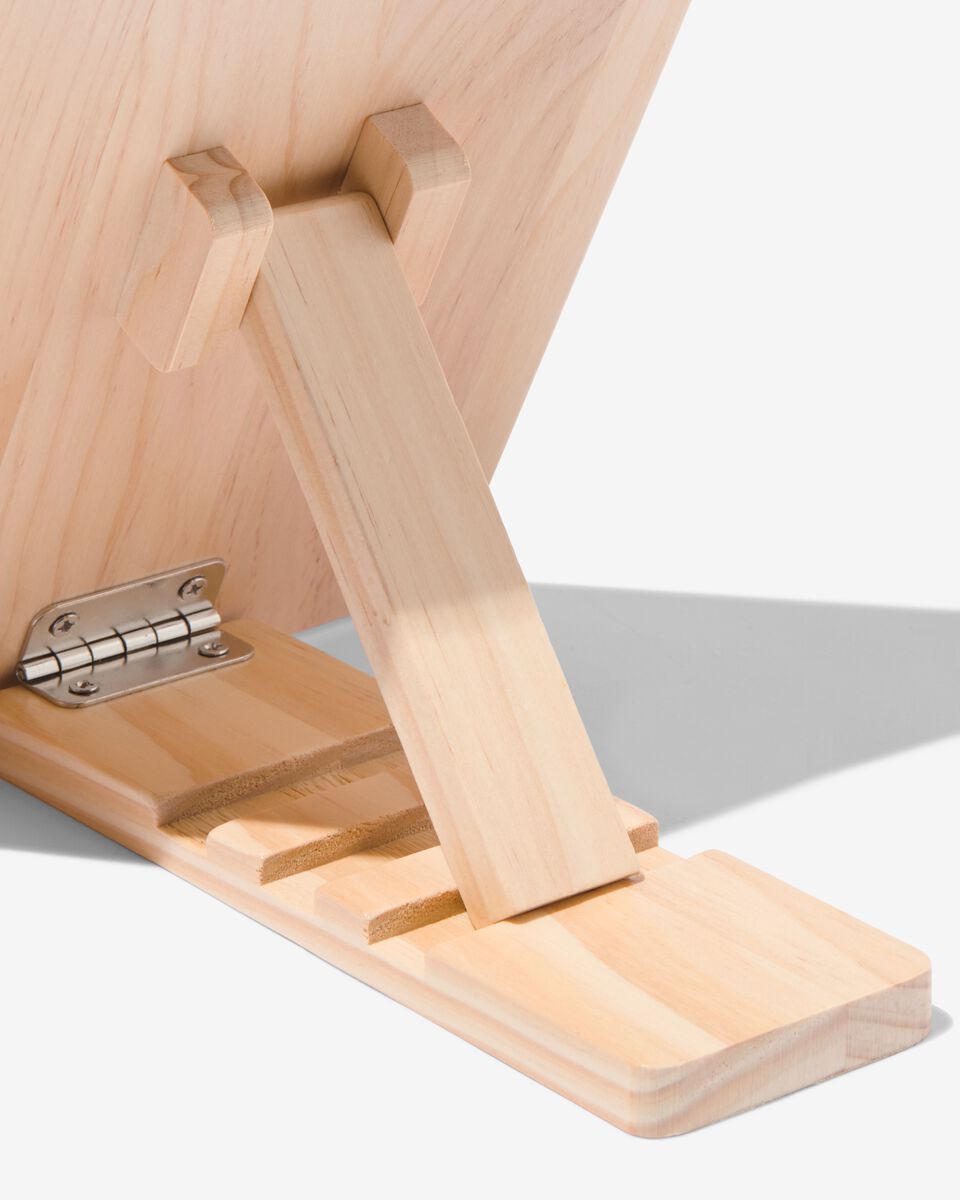 tablethouder hout 24cm - 39600301 - HEMA