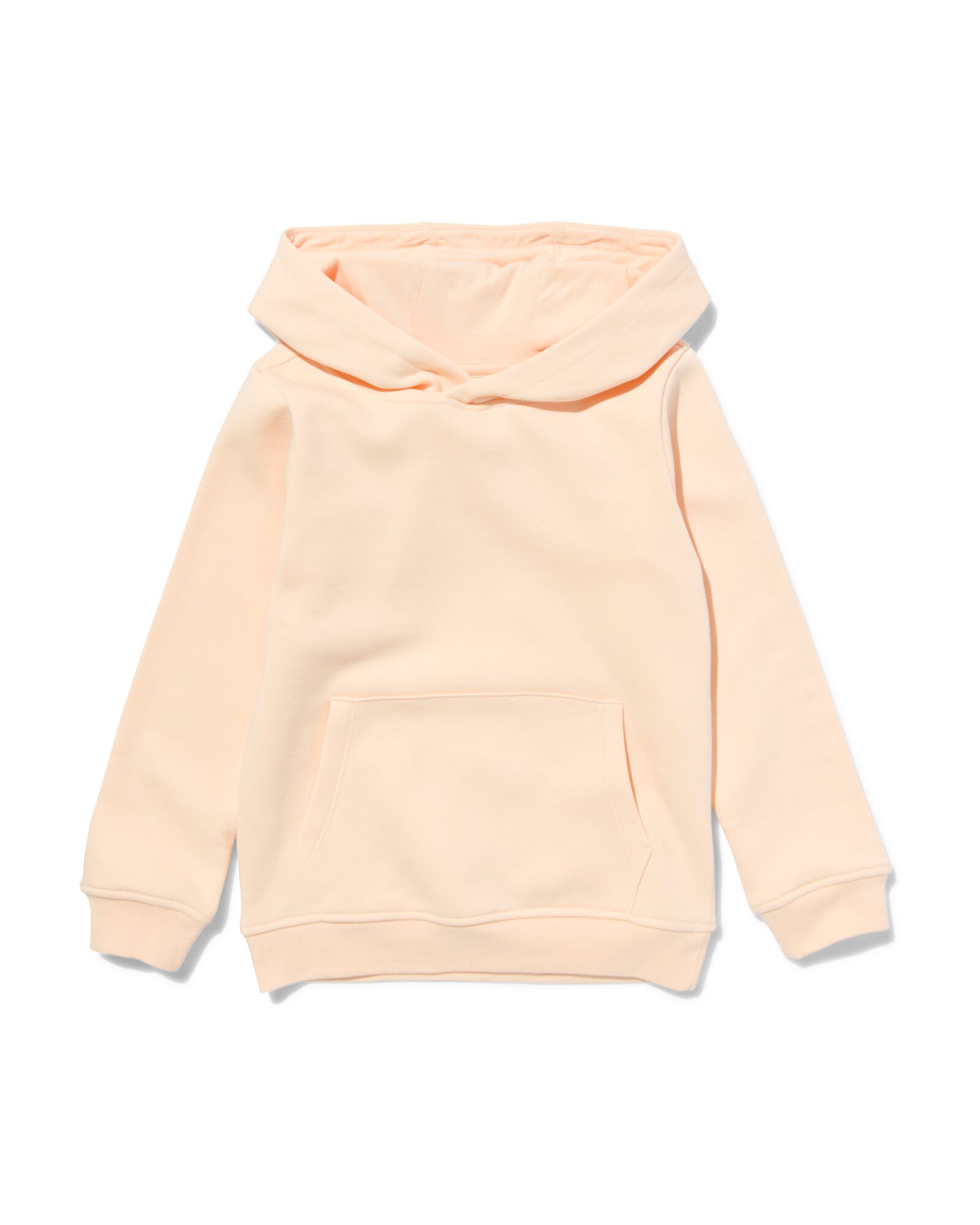 kinder hoodie met kangeroezak roze roze - 1000032254 - HEMA
