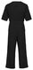 dames jumpsuit rib zwart S - 36248071 - HEMA