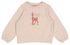 newborn sweater hert roze 56 - 33425012 - HEMA