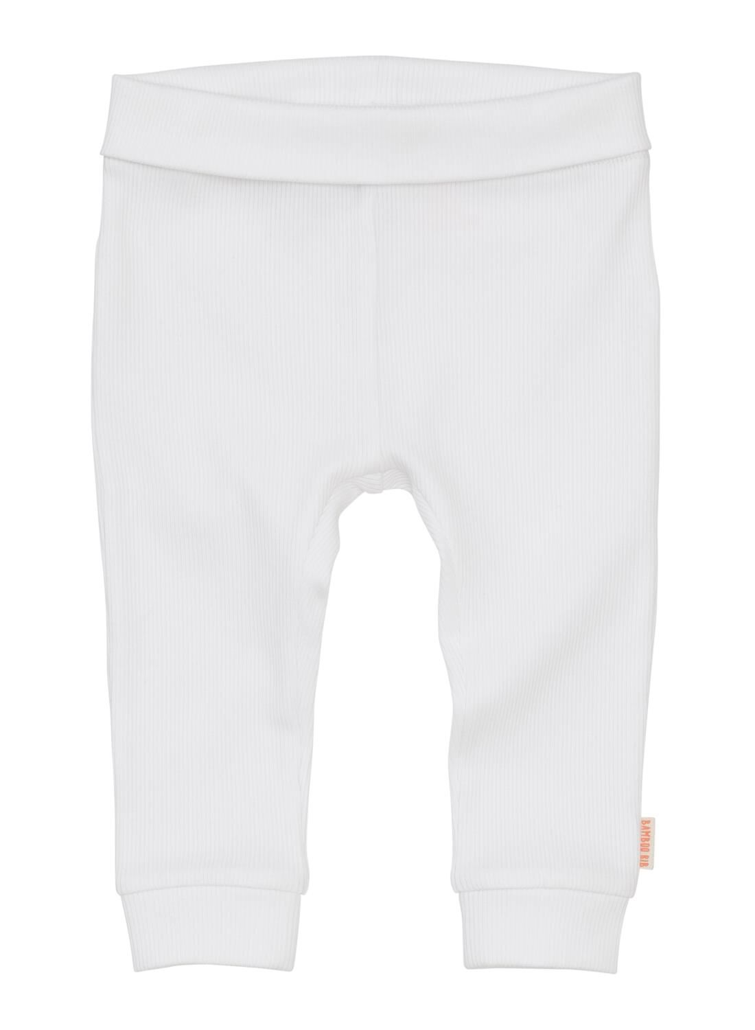newborn-prematuur broek bamboe stretch wit