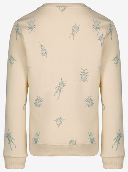 kinder sweater met insecten gebroken wit - 1000029036 - HEMA
