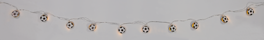 lichtsnoer met 15 LED lampjes voetbal 2.5m - 25290237 - HEMA
