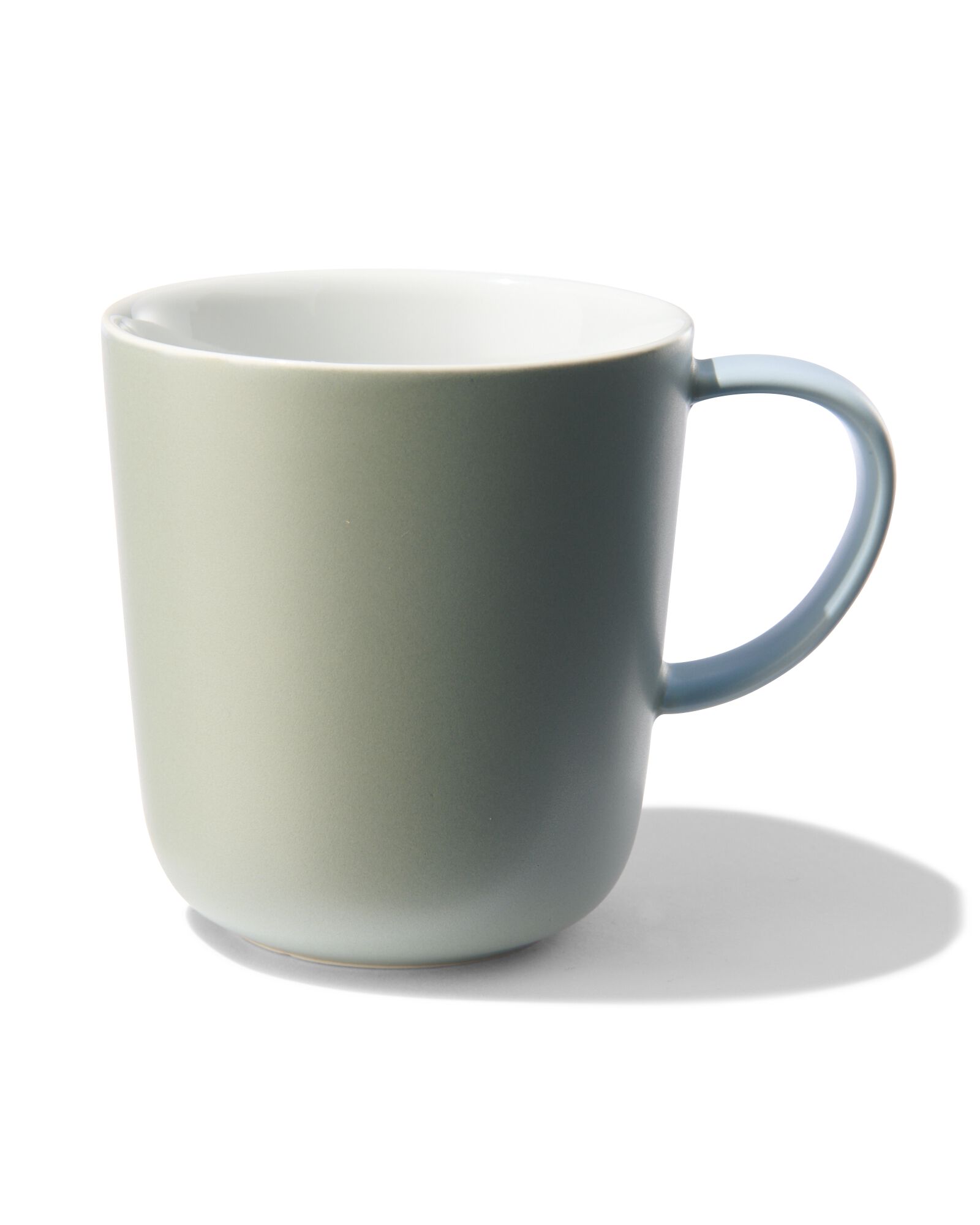 mok Chicago 280ml mat blauw/groengrijs - 9602144 - HEMA
