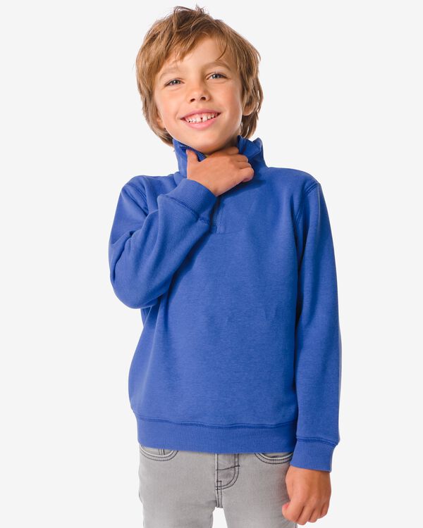 kindertrui  blauw blauw - 30773207BLUE - HEMA