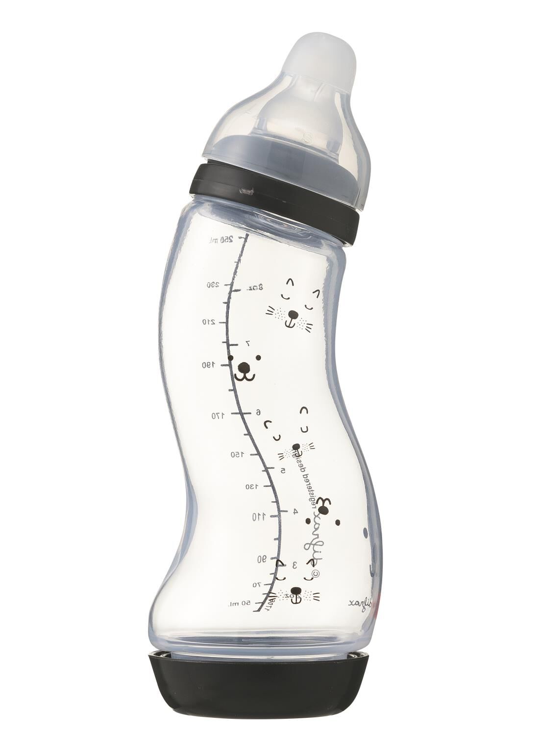 Difrax Difrax Baby Anti-koliek S-fles 250 Ml (noir)