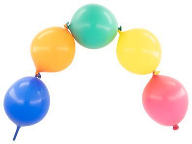 doorknoopballonnen 25 cm - 10 stuks - 14200306 - HEMA