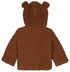 babyjas teddy met capuchon bruin bruin - 1000028191 - HEMA