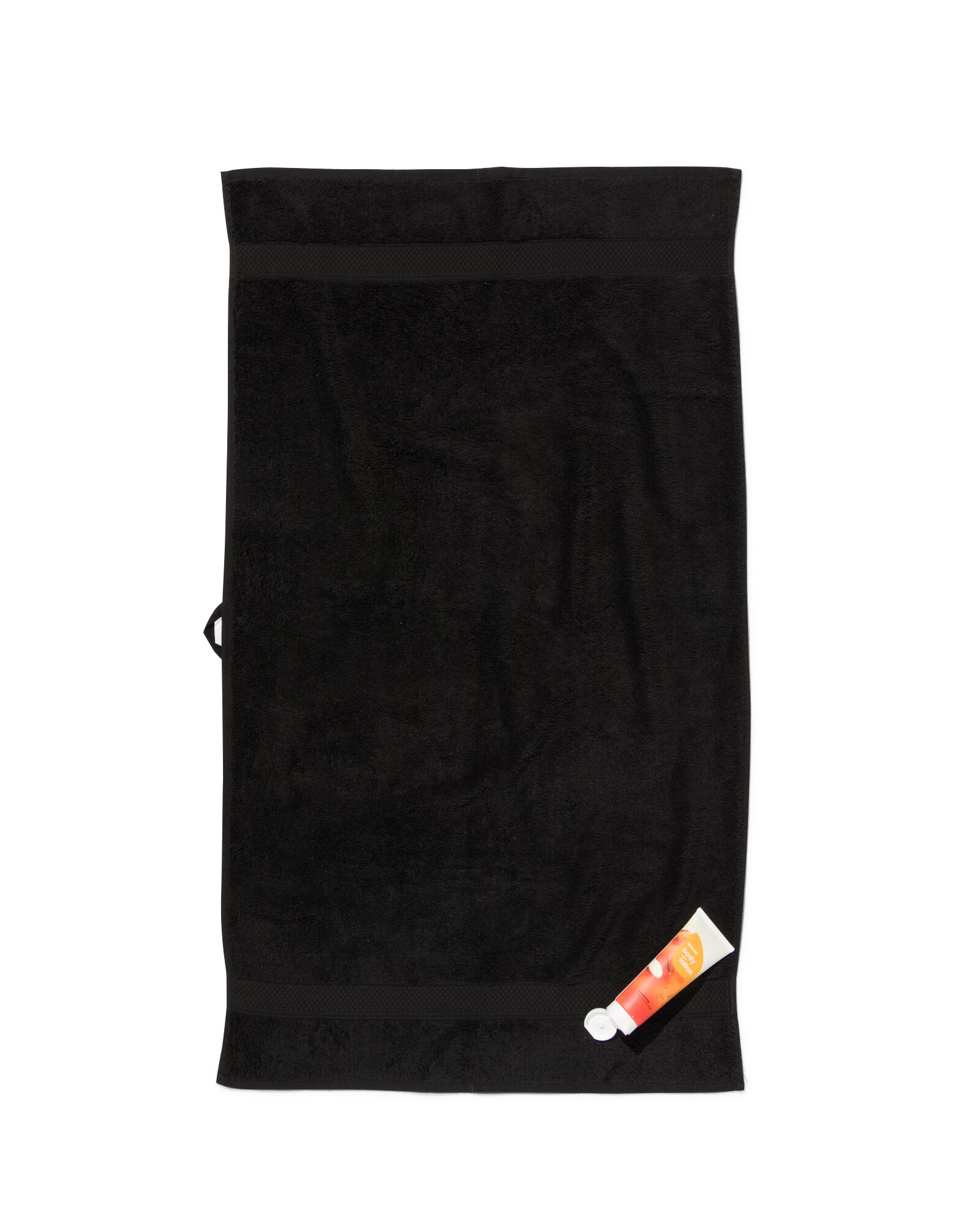 handdoek 60x110 zware kwaliteit zwart zwart handdoek 60 x 110 - 5210136 - HEMA