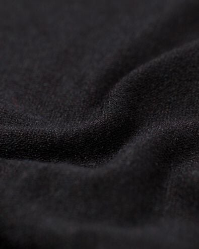 damesnachthemd viscose met kant zwart L - 23493763 - HEMA