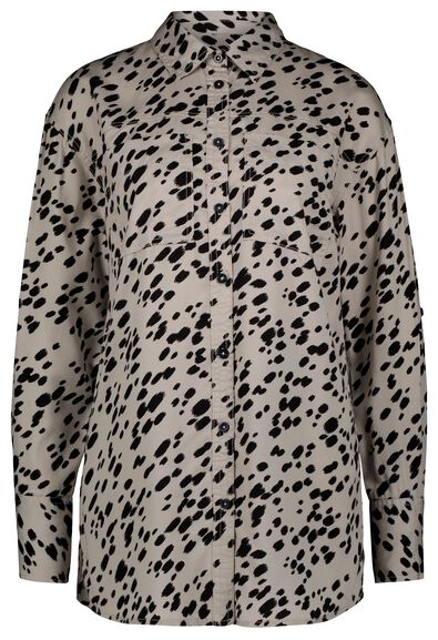 dames blouse Ilana zand - 1000028455 - HEMA