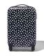koffer - 55 x 35 x 20 - donkerblauw stip 55 x 35 x 20 blauw - 18690040 - HEMA