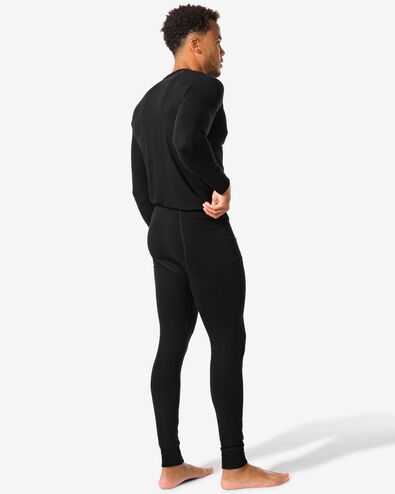 heren thermobroek zwart zwart - 1000000993 - HEMA
