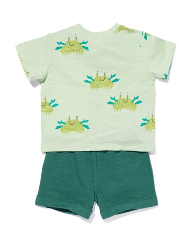baby kledingset  groen 68 - 33102752 - HEMA