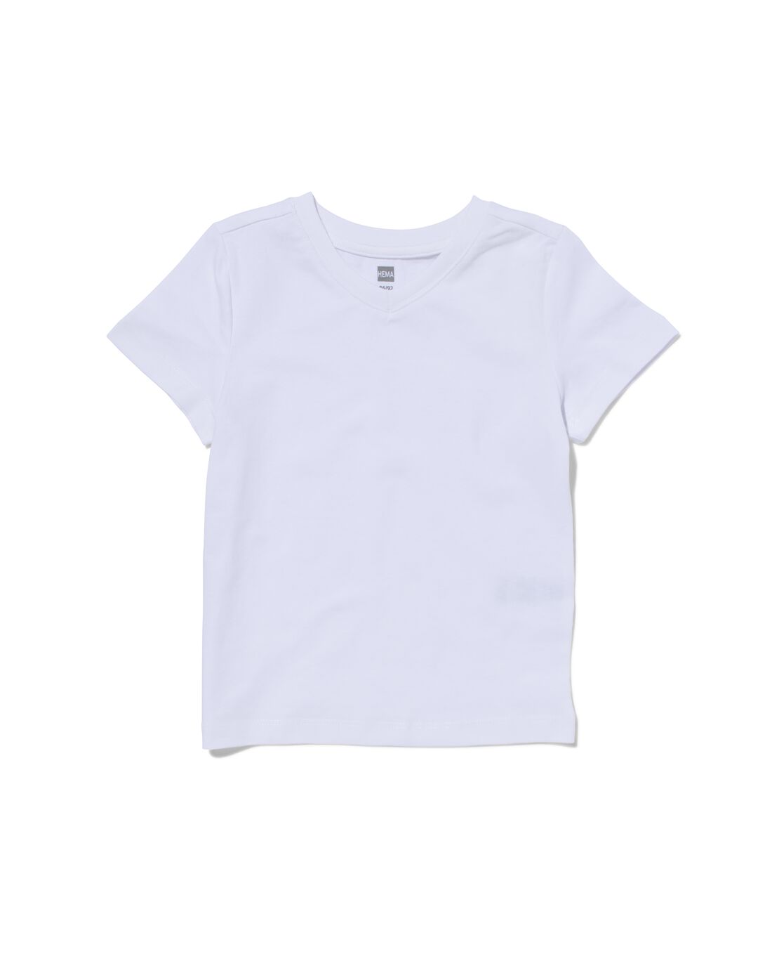 HEMA Kinder T-shirts Biologisch Katoen 2 Stuks Wit (wit)