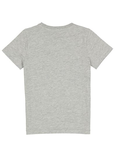kinder t-shirt grijsmelange - 1000013776 - HEMA
