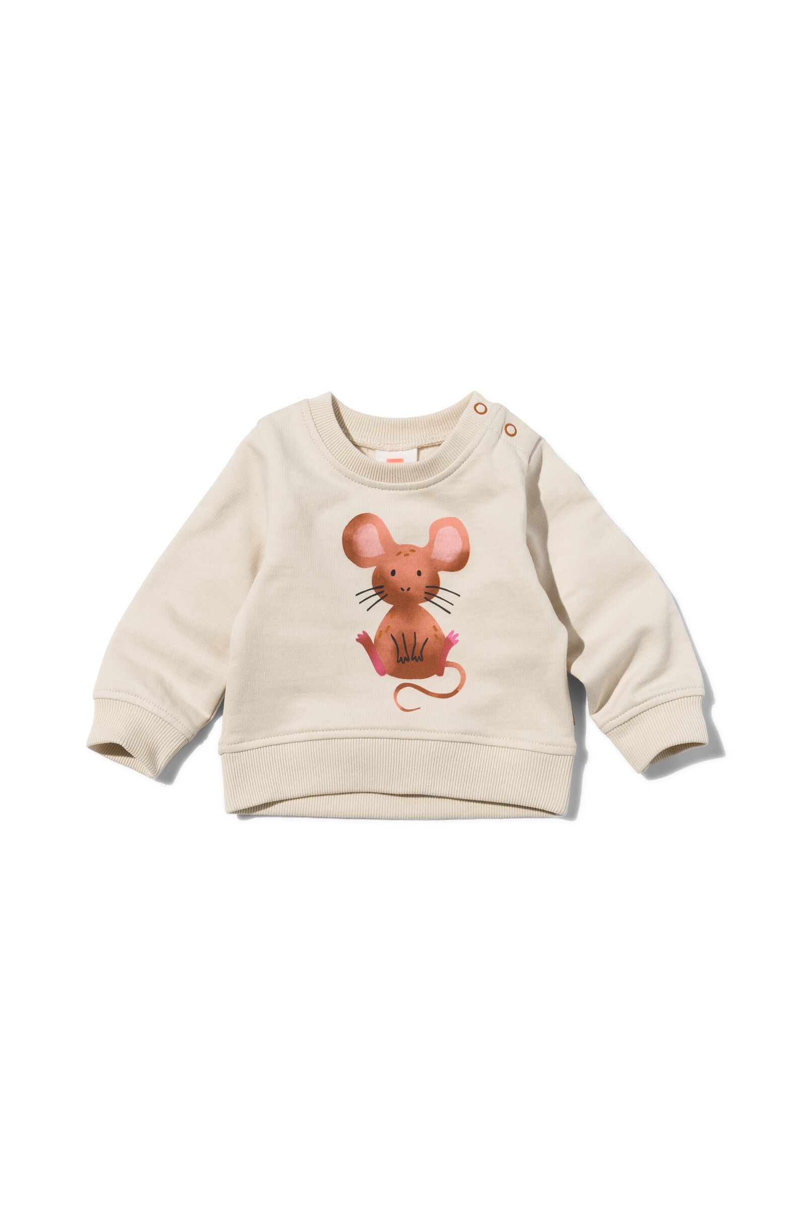 newborn sweater met muis - 1000030393 - HEMA
