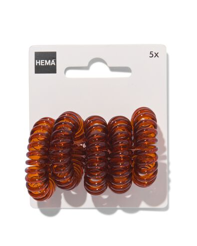 spiraal elastiekjes - 5 stuks - 11873048 - HEMA
