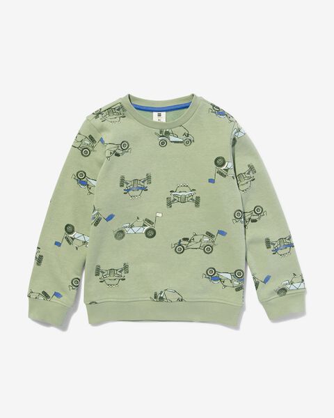 kinder sweater buggys groen groen - 1000032051 - HEMA