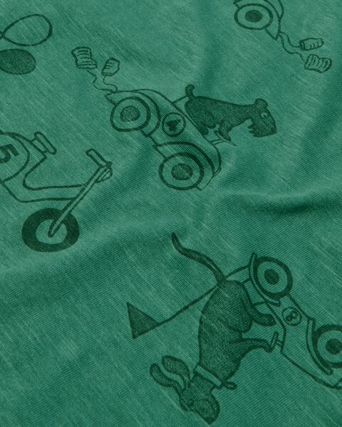 kinder t-shirt hond groen - 1000030826 - HEMA