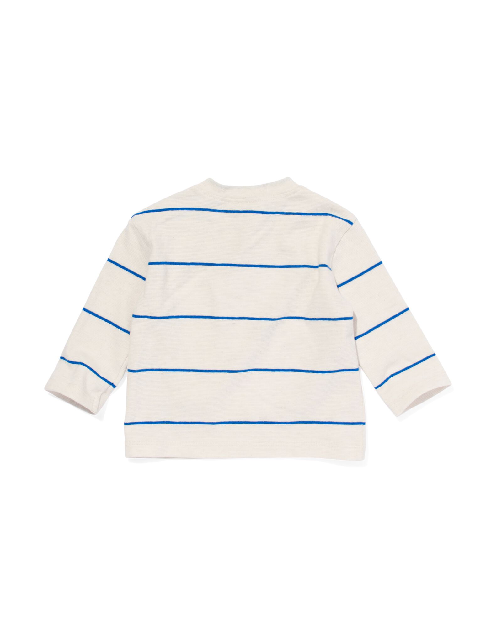 baby shirt strepen  kobaltblauw kobaltblauw - 33197040COBALTBLUE - HEMA