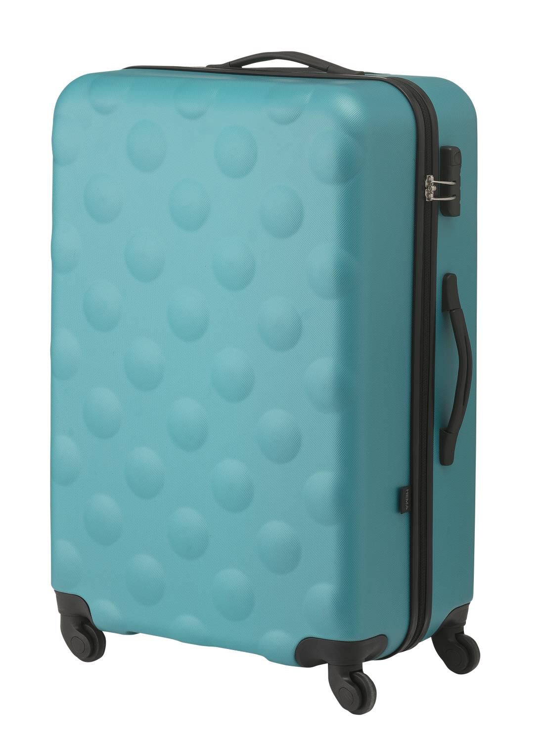 Hema Koffer 77 X 52 X 28 Groen Stip hema kopen in de aanbieding