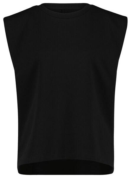dames t-shirt Avery zwart zwart - 1000026262 - HEMA