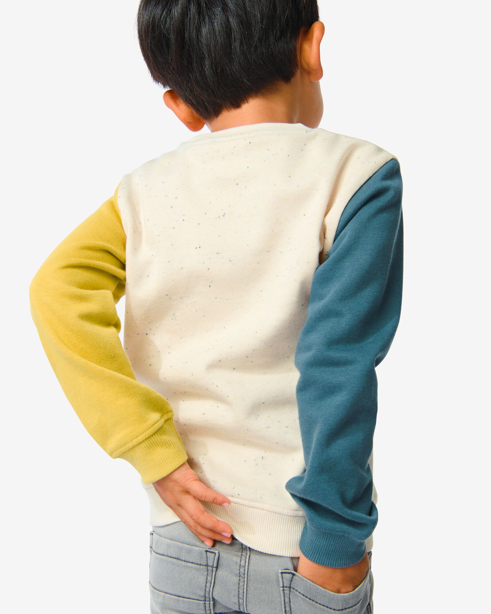 kinder sweater blauw 158/164 - 30771472 - HEMA