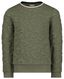 kindersweater gevlekt legergroen legergroen - 1000021121 - HEMA